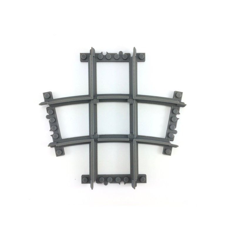 Kruising met bocht R40